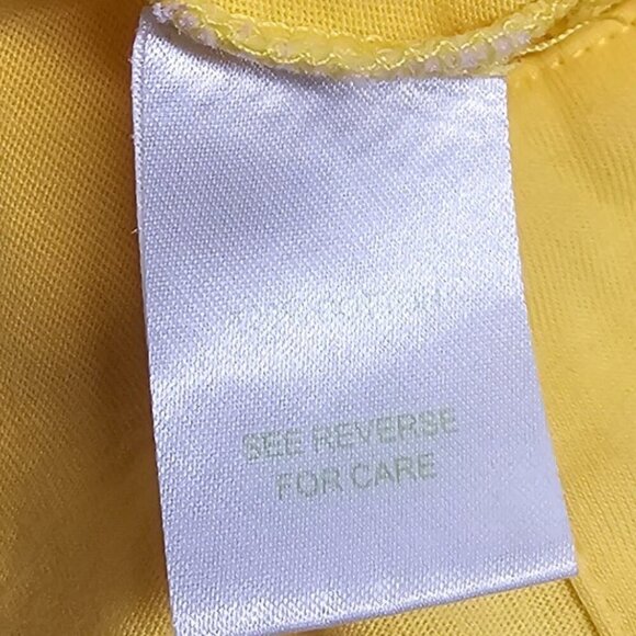 Lilly Pulitzer Womens Slit Front Tank Top Size XS Yellow Stitching Neckline - Picture 7 of 9